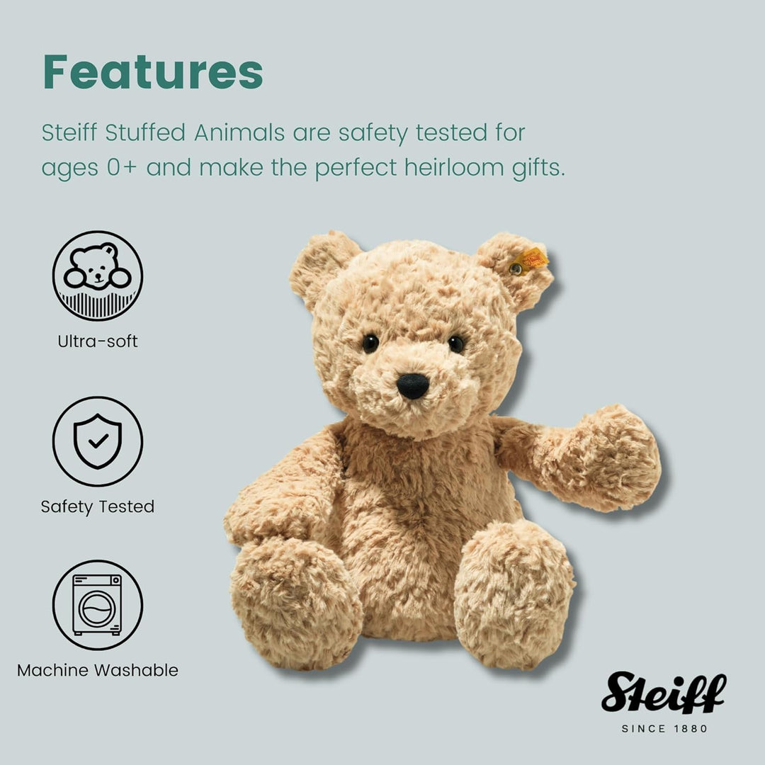 Steiff Kuscheltier Jimmy Teddybär, Süsses Stofftier, Kinder, Jungen & Mädchen, Soft Cuddly Friends,