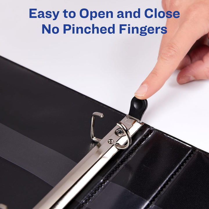 Avery Heavy-Duty View 3-Ringbuch, 7,6 cm One Touch EZD Ringe, 1 pazifisches blaues Ordner (79811) Pa