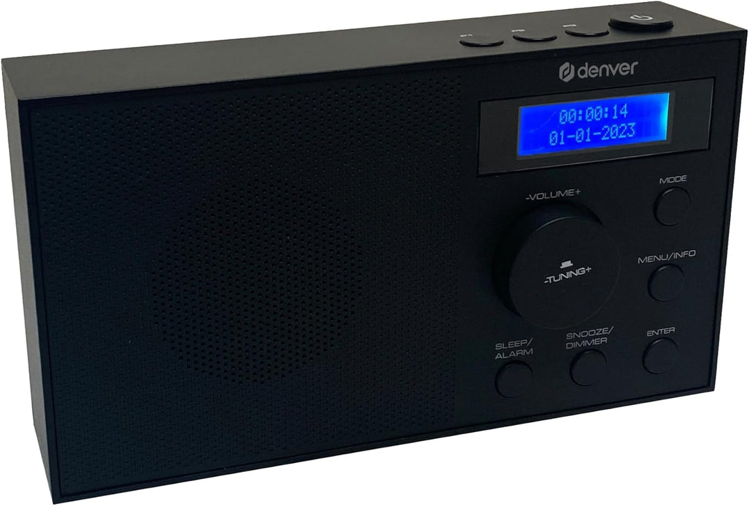 DENVER DAB+/UKW-Radio DAB-51B, schwarz