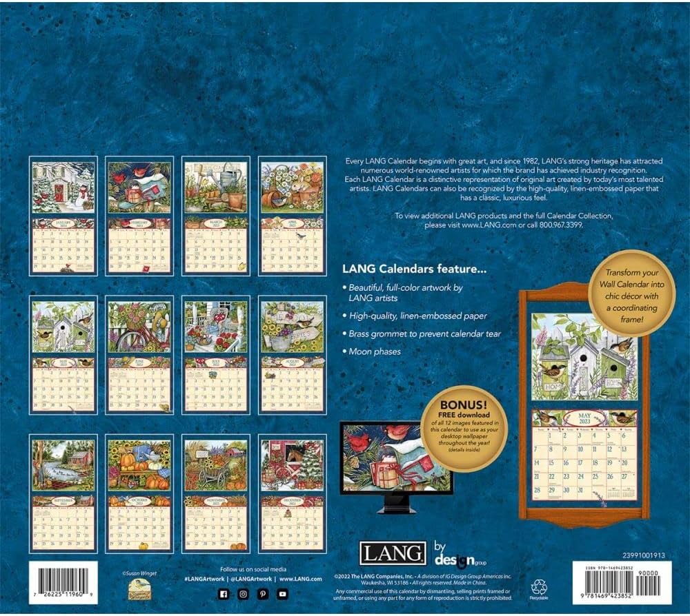 LANG Heart & Home® Wandkalender 2023