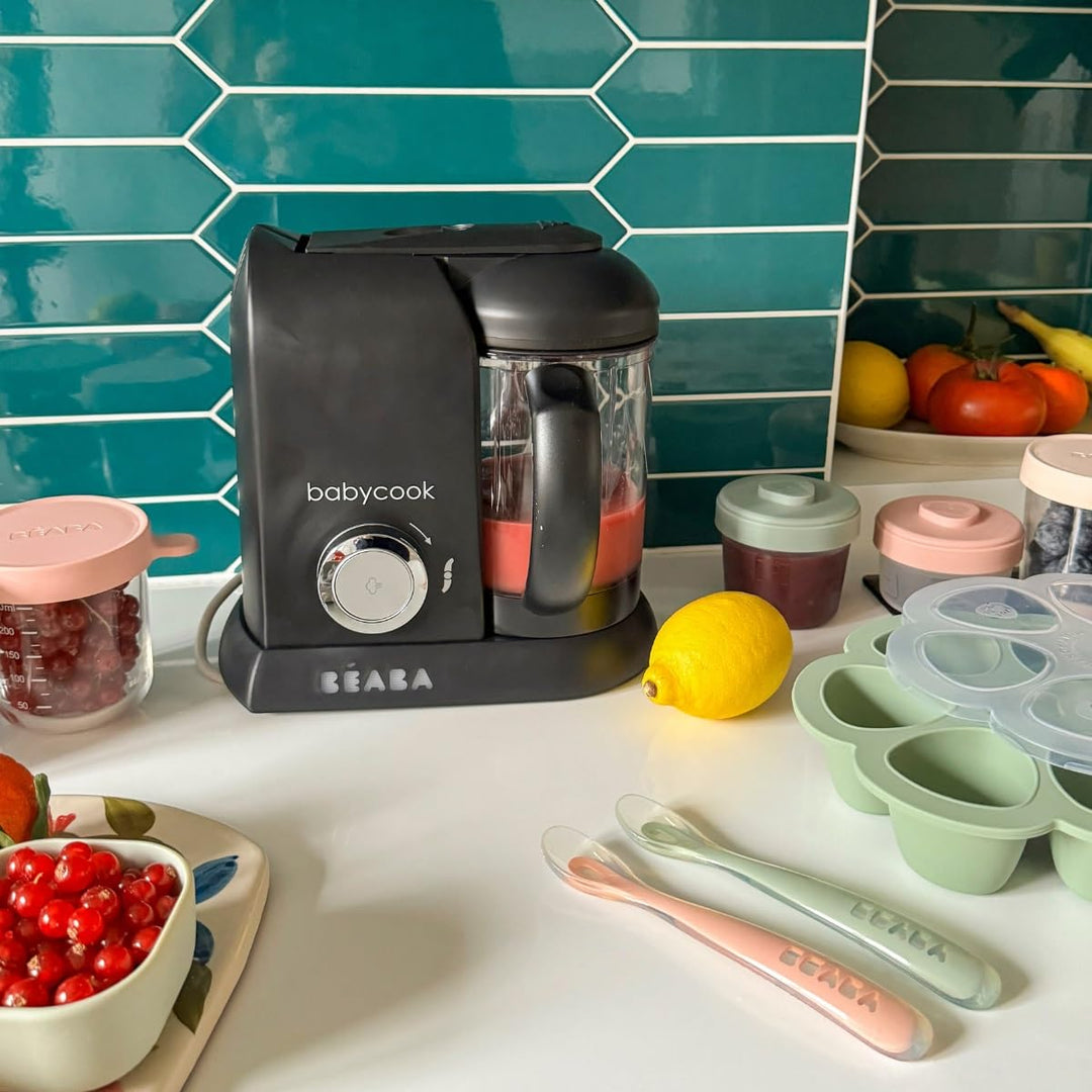 BÉABA - Babycook Solo - 4 in 1 Babynahrungszubereiter - Schonender Dampfgarer - Schnelles Dampfgaren