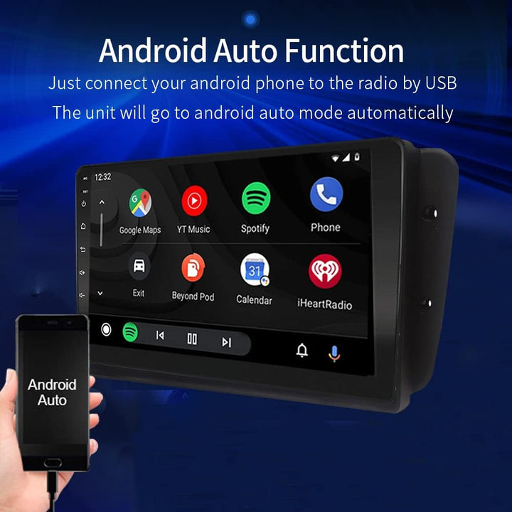 LEXXSON Carplay Radio Android Auto für Seat Ibiza 6J 2009–2013 | 9 Zoll kapazitiver Touchscreen GPS