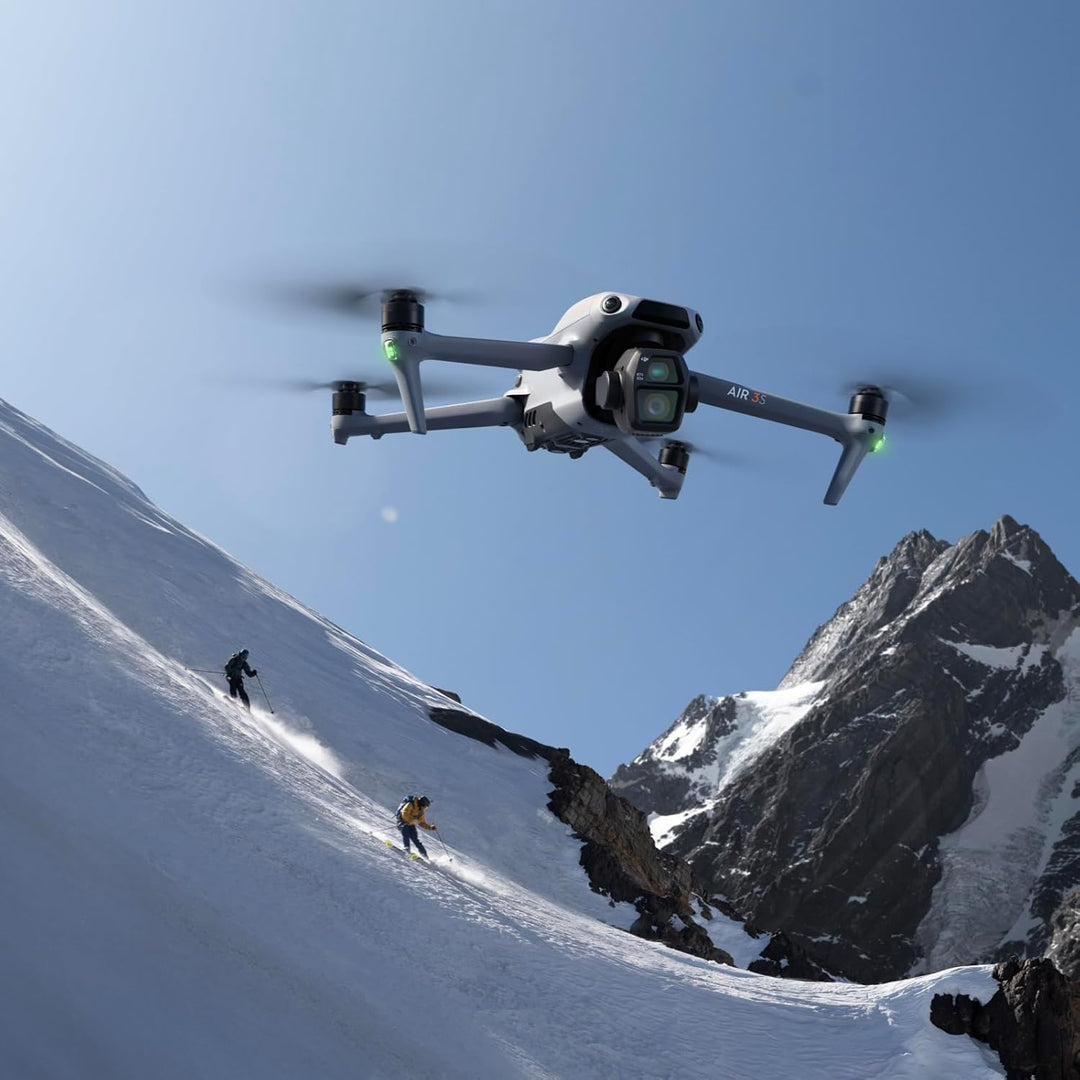 DJI Air 3S (RC-N3), Drohne mit 4K-Kamera, Dual-Kameradrohne mit 1" CMOS Weitwinkelkamera, 4K/60fps H