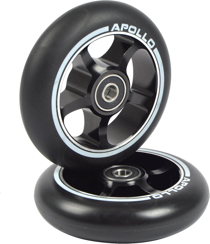 Apollo Stunt Scooter Ersatzräderset Pro Wheels - ABEC9 Kugellager, Roller Rad Ersatz-Räder passend S
