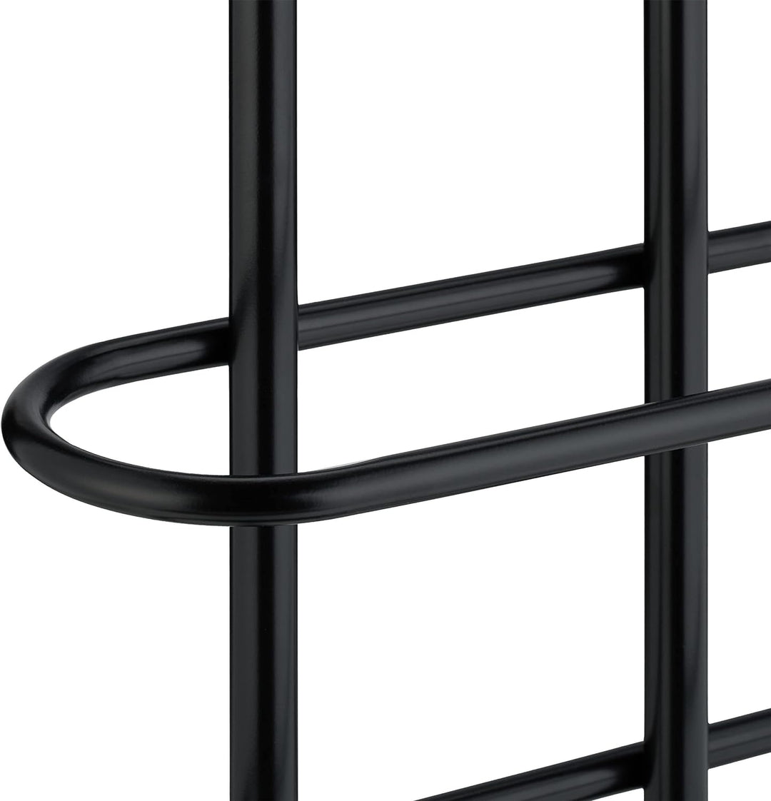 Relaxdays Handtuchständer, 3 Stangen, Metall, HxBxT 83 x 39 x 18 cm, Kleiderablage stehend, Duschtuc