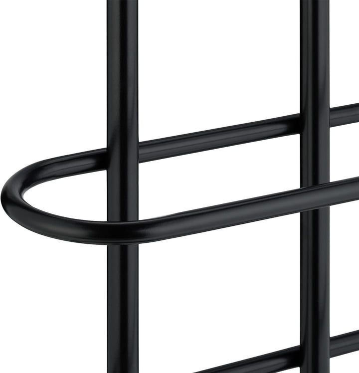 Relaxdays Handtuchständer, 3 Stangen, Metall, HxBxT 83 x 39 x 18 cm, Kleiderablage stehend, Duschtuc