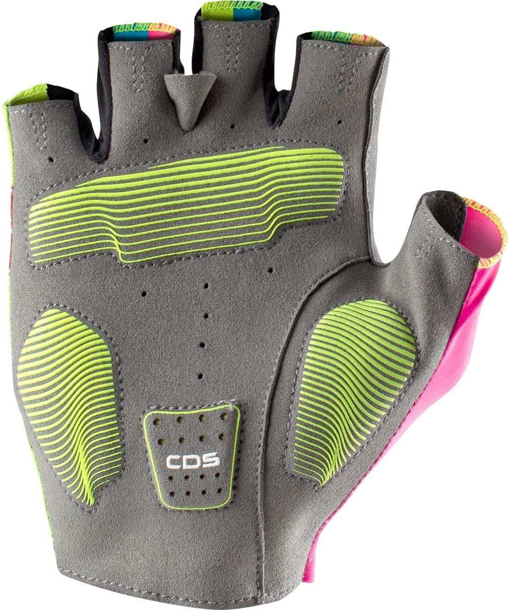 CASTELLI Competizione 2 Glove XXL Elektrischer Kalk/Schwarz-Blau-Magnern, XXL Elektrischer Kalk/Schw