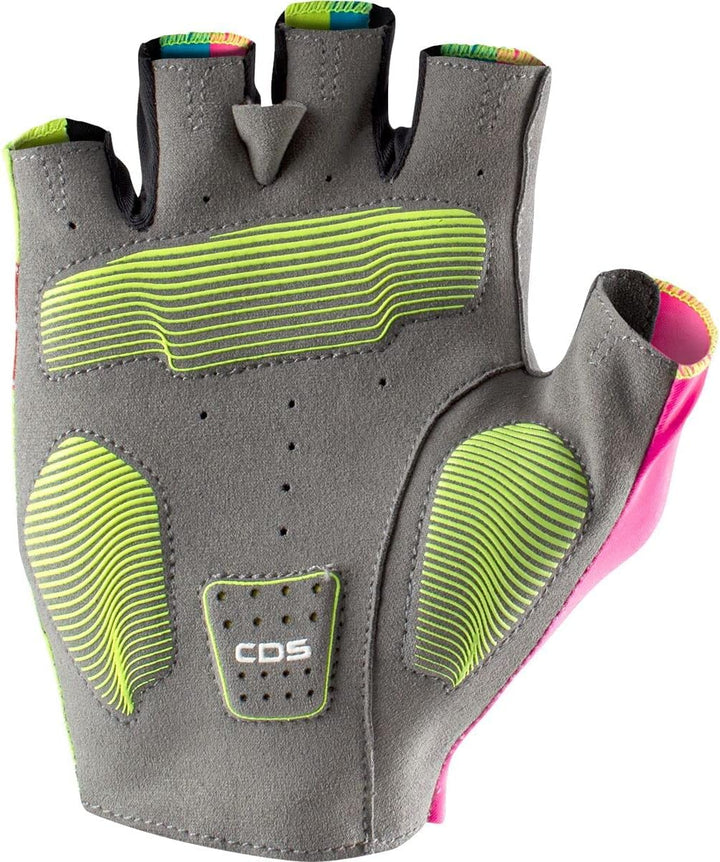 CASTELLI Competizione 2 Glove XXL Elektrischer Kalk/Schwarz-Blau-Magnern, XXL Elektrischer Kalk/Schw