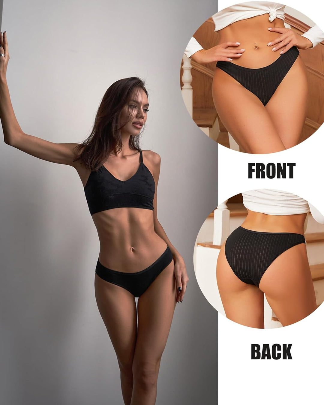 BeReady 6er Pack Unterhosen Damen Baumwolle Stretch Slips Baumwoll Hipster Bequeme Unterwäsche Cotto