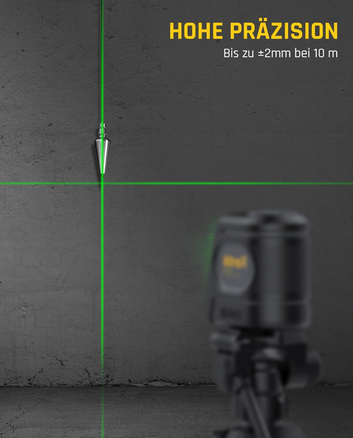 Fanttik D2 PRO Selbstnivellierend Kreuzlinienlaser mit LED-Bildschirm, 130° Vertikale Abstrahlwinkel