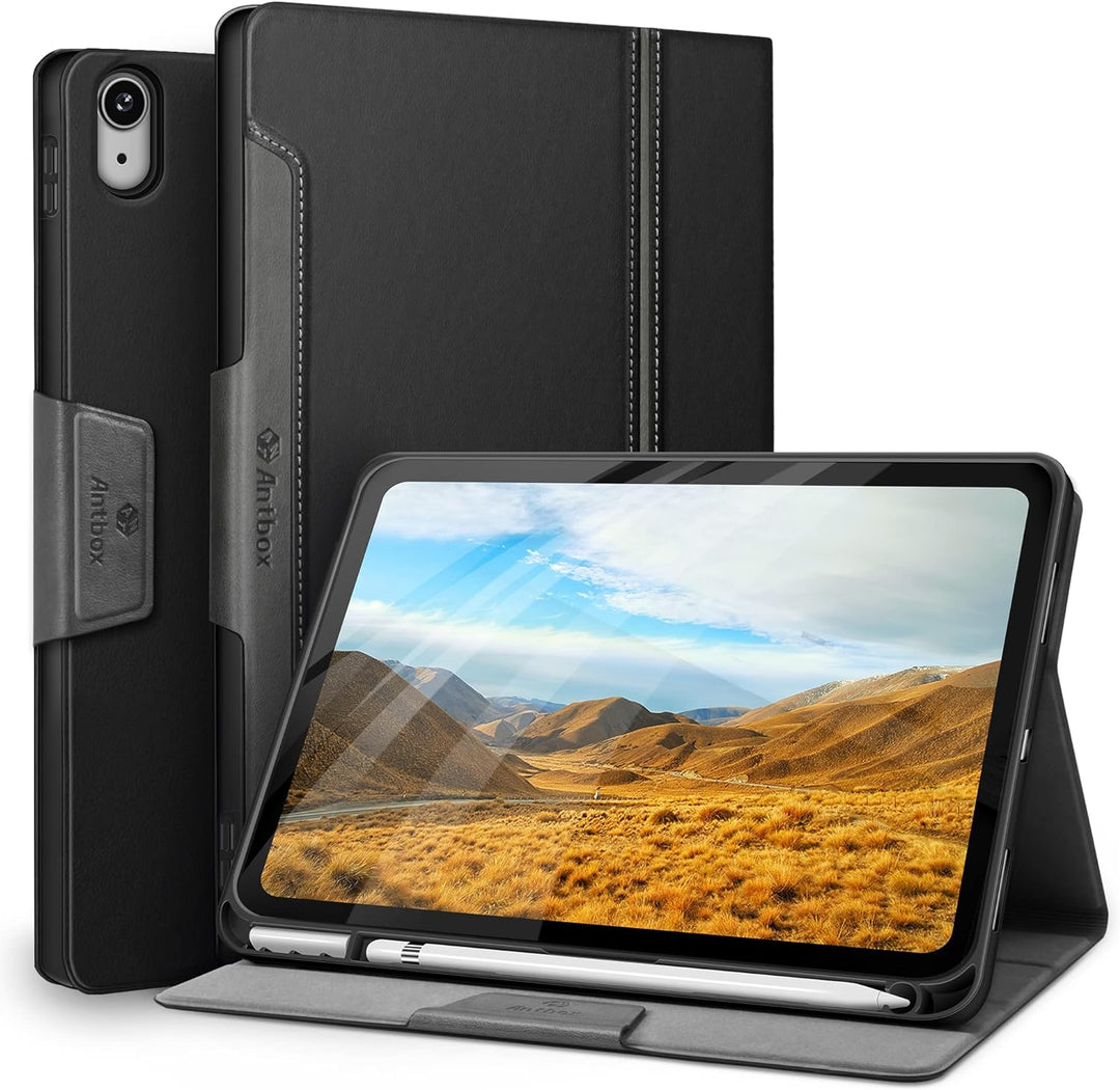 Antbox Hülle für iPad 10 Generation 2022 10,9 Zoll mit stifthalter Apple Pencil Halter Auto Schlaf/W
