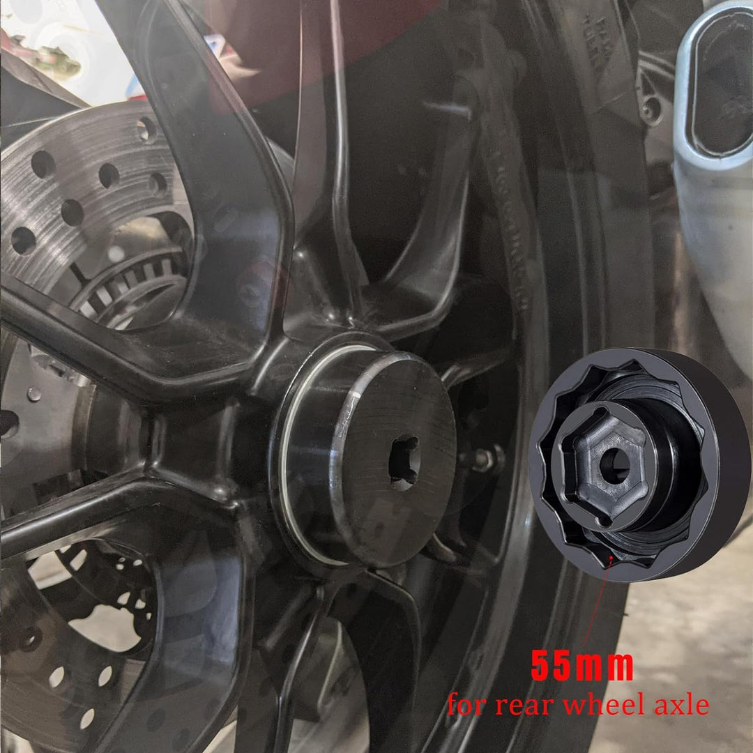 Einsatz Nuss für Ducati Motorrad Achsmutter vorn + hinten, Achse Werkzeug, Passend für Ducati, ATVs,