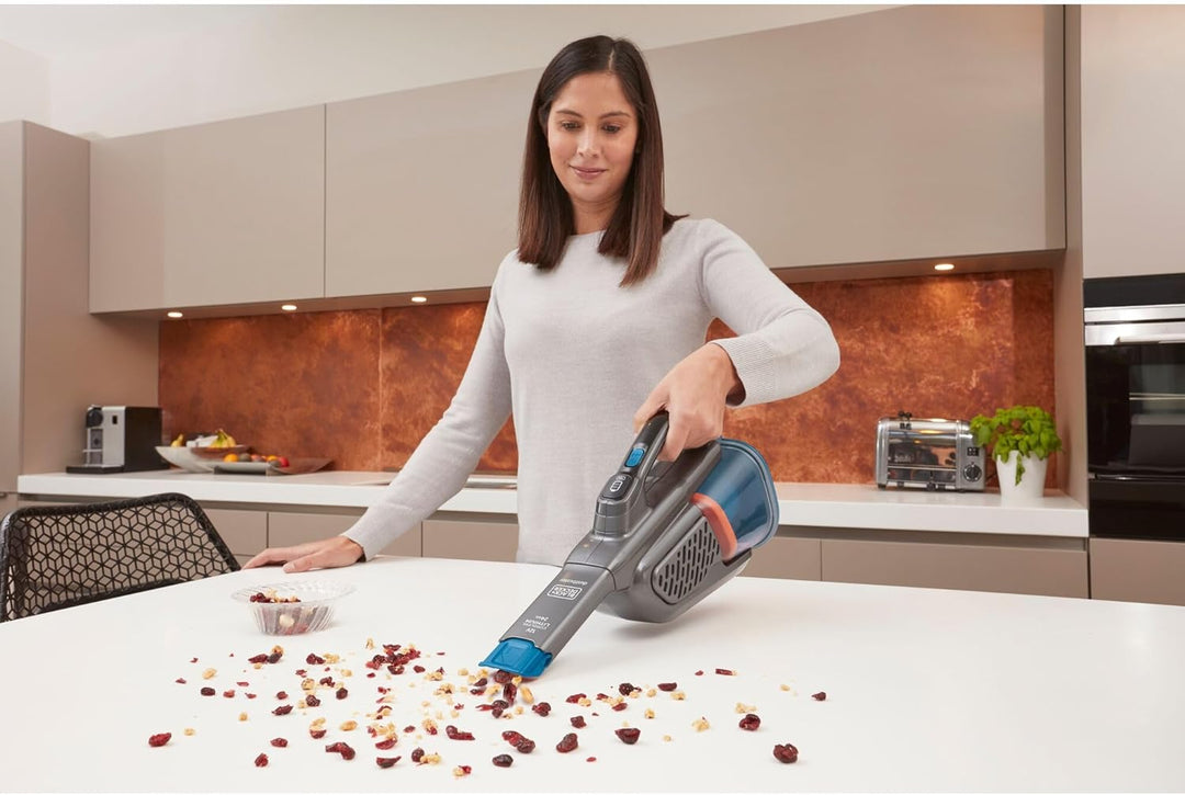 Black+Decker Lithium Dustbuster BHHV320J mit Cyclonic Action – 12V, 25AW, Akku Handstaubsauger mit a