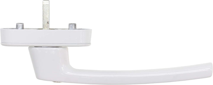 Roto Original Line Griff Patio Z mit Logo, Abschliessbar, Farbe Verkehrsweiss, Stiftlänge 35 mm 1Sch