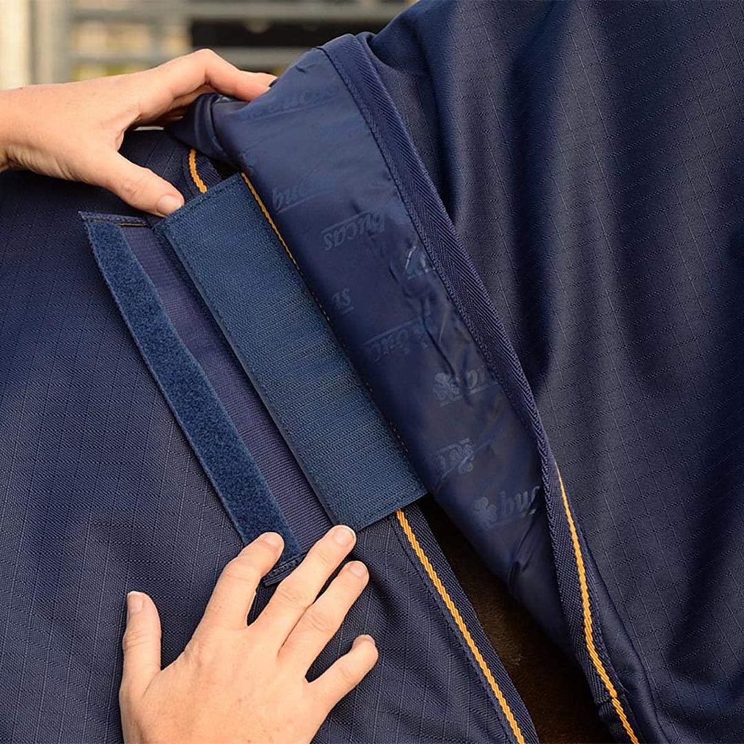 Bucas Irish Combi Neck, Navy Gold, Halsteil, S