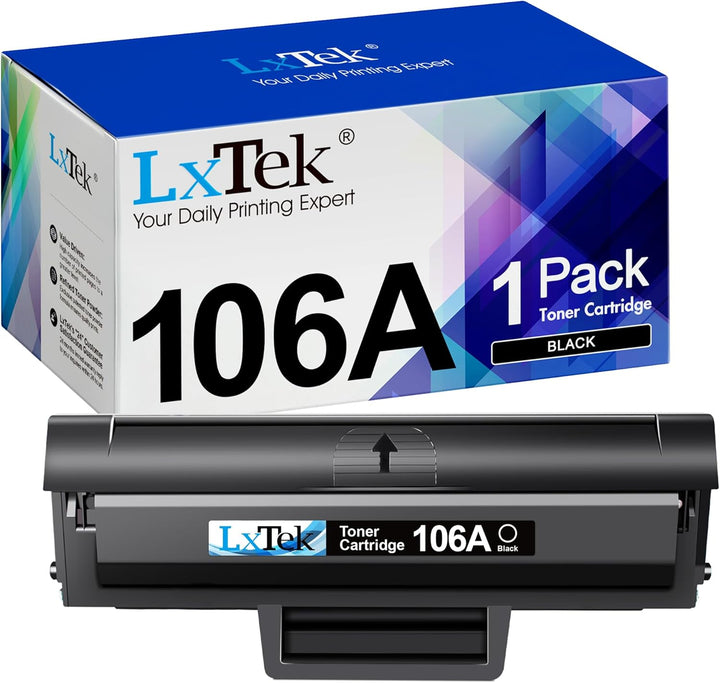 LxTek W1106A 106A Toner Kompatibel für HP 106A Toner für HP Laser MFP 135wg Toner für HP Laser 107w