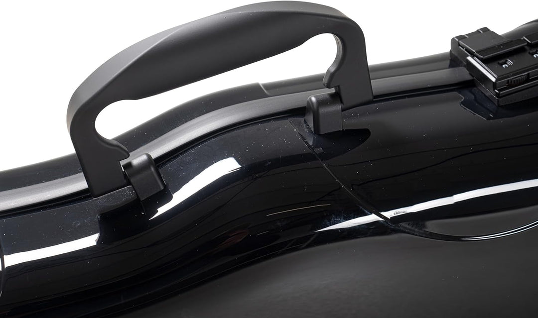 GEWA Violinformetui AIR 1.7 schwarz hochglanz Made in Germany ohne zusätzlichen Seitengriff schwarz