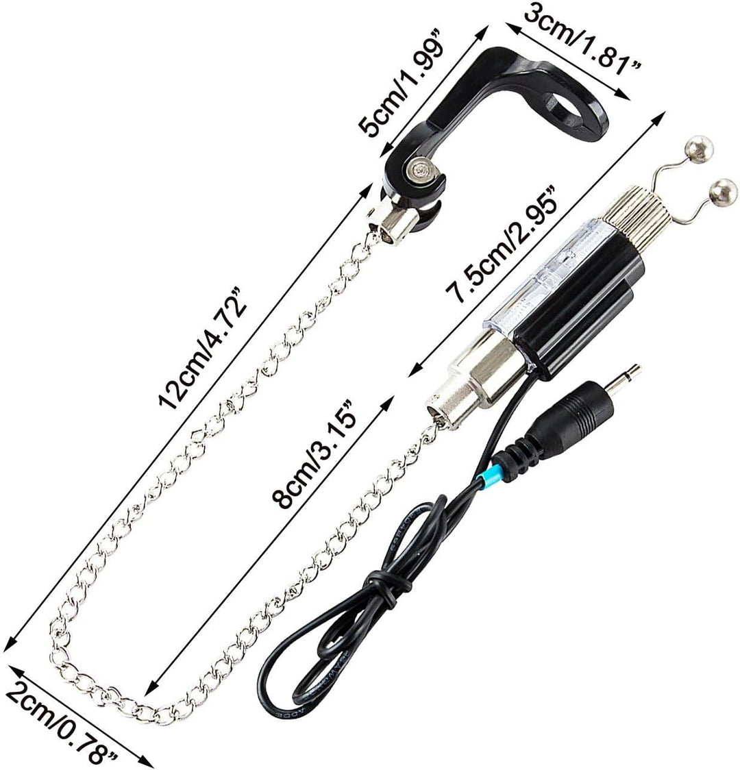 discoball Bissanzeiger Angeln Sound & Light Tools, 3 Empfindlichkeitsmodi, 4 Tonmodi, 5 Lautstarkemo