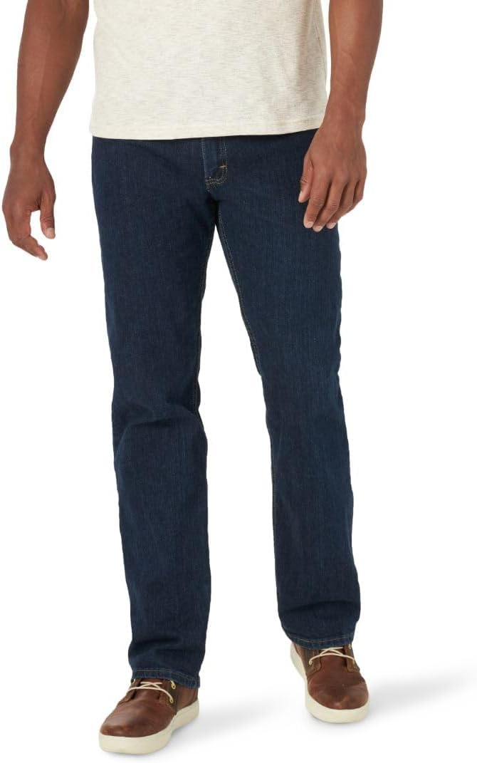 Wrangler Authentics Herren Big & Tall Classic Comfort-Waist Jeans 35W / 34L Dunkles Indigoblau, 35W