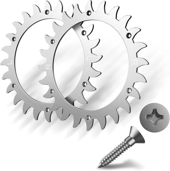 Spikes für Mähroboter Traktionsverbesserung für Worx Plus S / M -Radgrösse 205mm-12x Edelstahlschrau