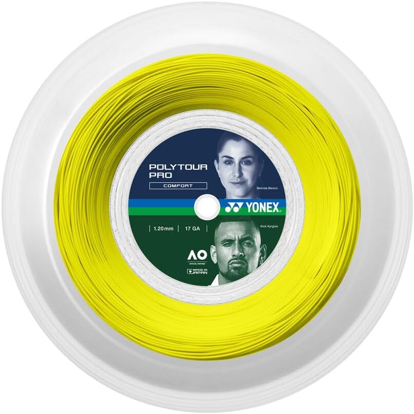 Yonex Saitenrolle Poly Tour Pro 1,30mm jaune, 1,30mm jaune