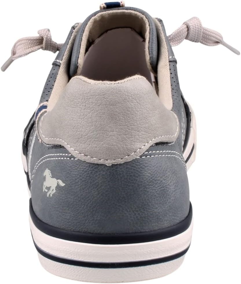 MUSTANG Herren Sneaker Schnürhalbschuh 42 EU Sky, 42 EU Sky