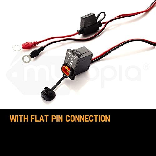 CTEK M8 Comfort Indikator Panel Direct Connector mit Status Lichter, 3,3 m & Protect Bumper: Rutschf