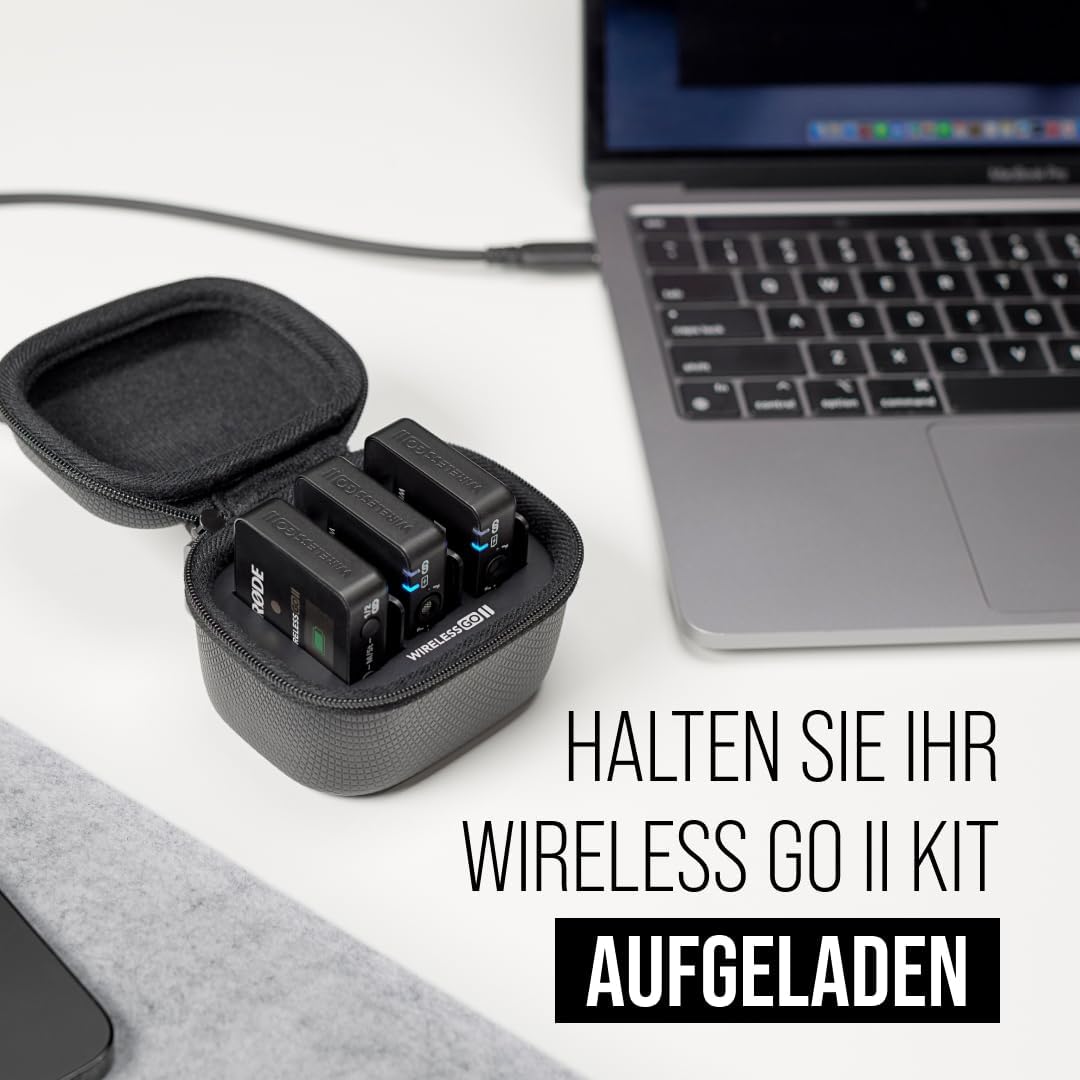 RØDE Charge Case Ladecase für den Wireless GO II, Individuell Einfarbig
