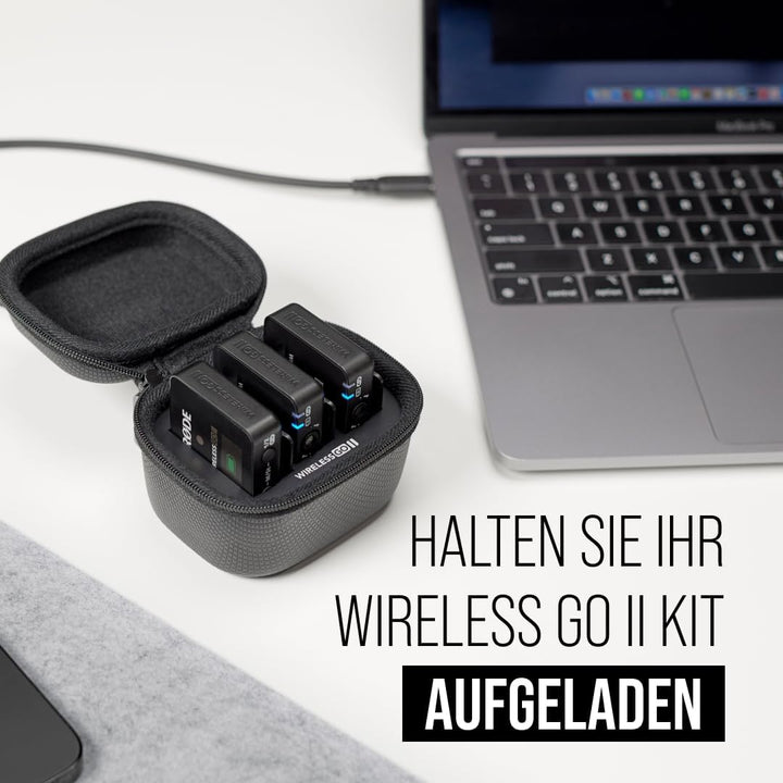 RØDE Charge Case Ladecase für den Wireless GO II, Individuell Einfarbig