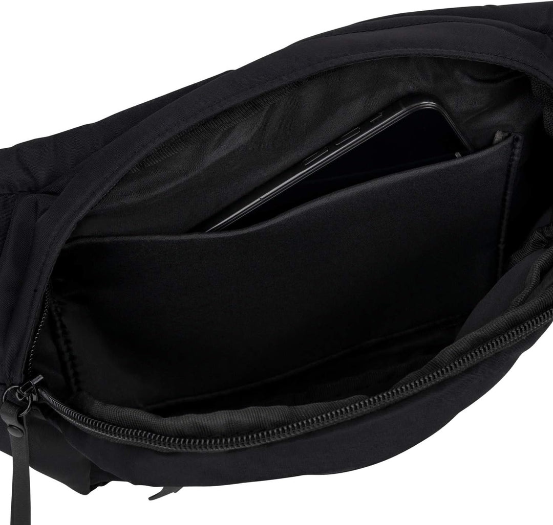 Expatrié Bauchtasche Damen Schwarz - Justine - Brusttasche für Reise, Festival & Sport - Stylische B