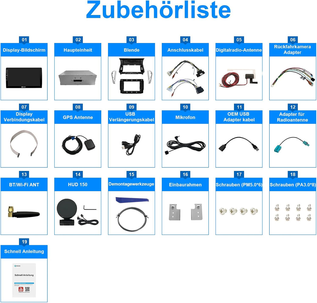 DYNAVIN Android Autoradio Navi für Peugeot 208 2008 2012-2018, 10,1 Zoll Radio mit Wireless Carplay