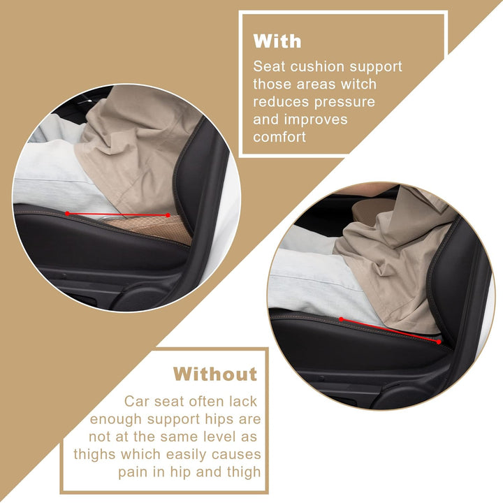 Livtribe Autositzkissen,Ergonomisches Sitzkissen für Auto,Memory Foam Autositzauflage,orthopädisches