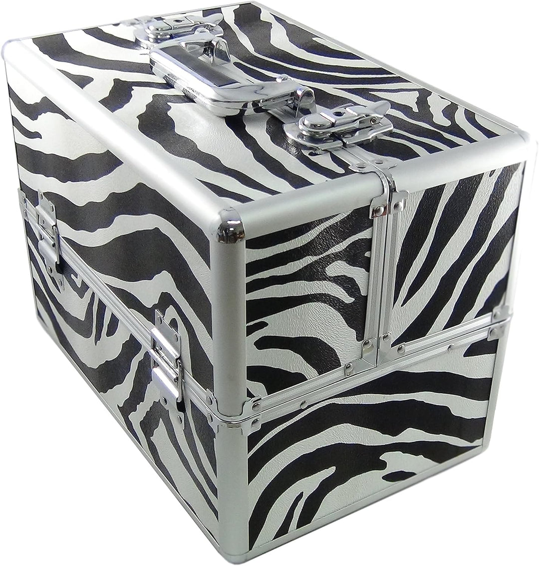 DynaSun Alu Beautycase Schminkkoffer Beautycase Alu Design Bs35 Zebra, Bs35 Zebra