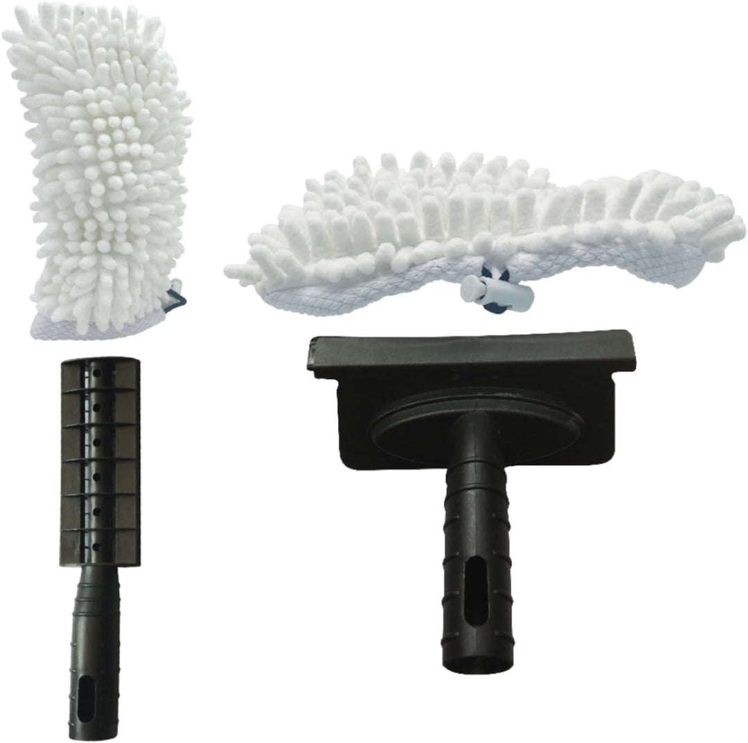 Livington Steam Twister Pro Kit - Zubehör für den Steam Twister Dampfreiniger - Fensterreinigungsauf