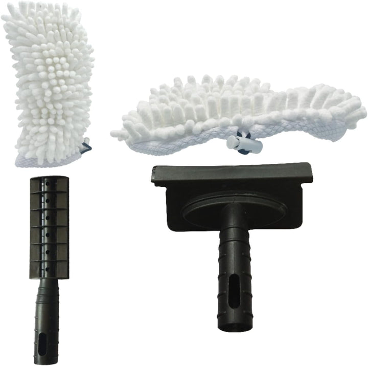 Livington Steam Twister Pro Kit - Zubehör für den Steam Twister Dampfreiniger - Fensterreinigungsauf