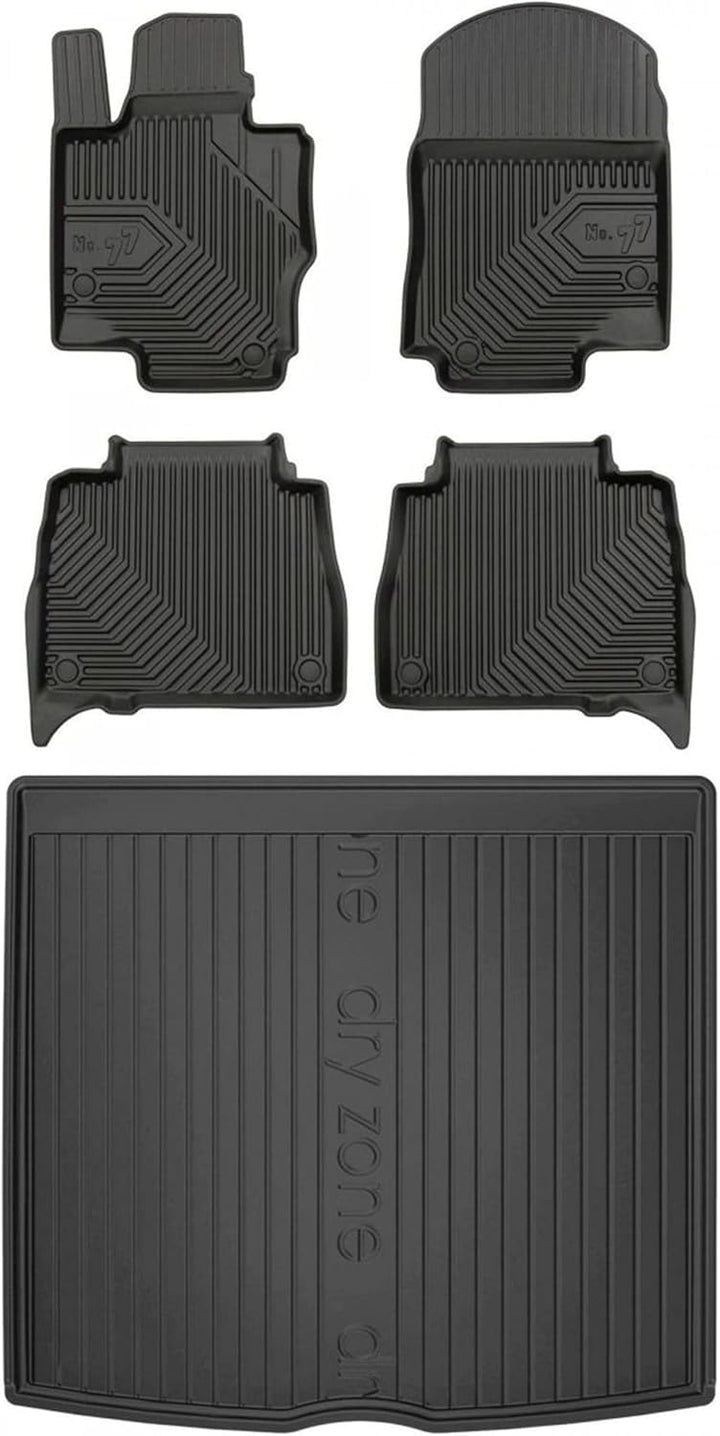 Satz Fussmatten und Gummimatte für Mercedes GLE II W167 ab 2019