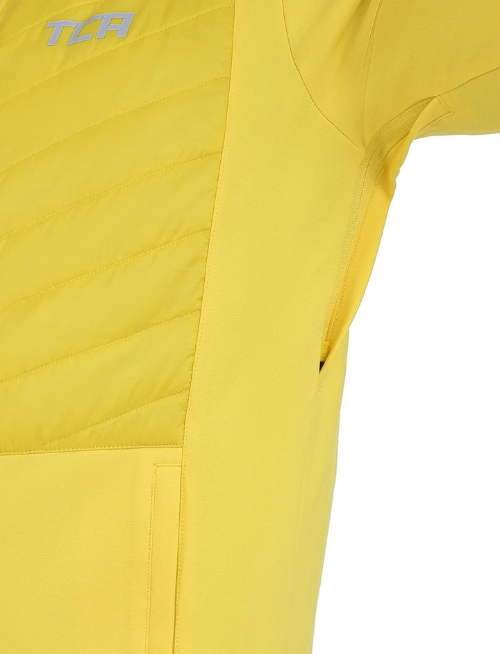 TCA Herren Excel Runner ganzjährige, leichte, wasserabweisende verstaubare Laufjacke S Gelb, S Gelb