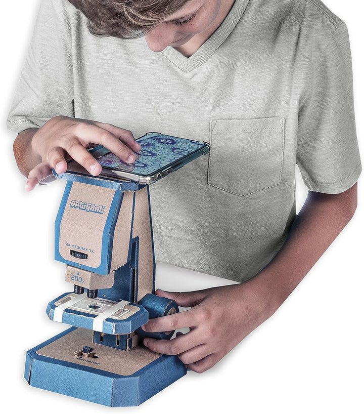 Carson Optigami - Mikroskop zum Selberbauen - Basteln, Forschen, Spass (OG-100), Optigami
