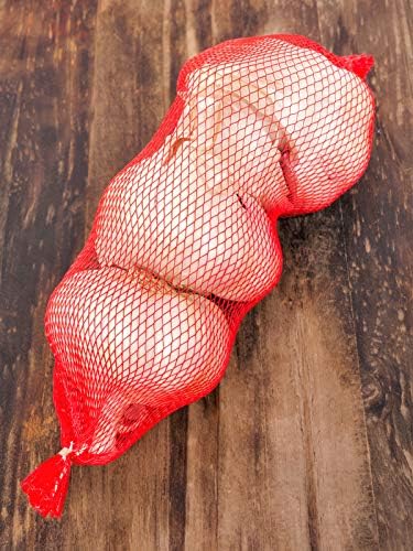HaGa® Obstnetz Masche 6mm rot 250m Länge Gemüsenetz Aufbewahrung Schutznetz - extrem belastbar - wit