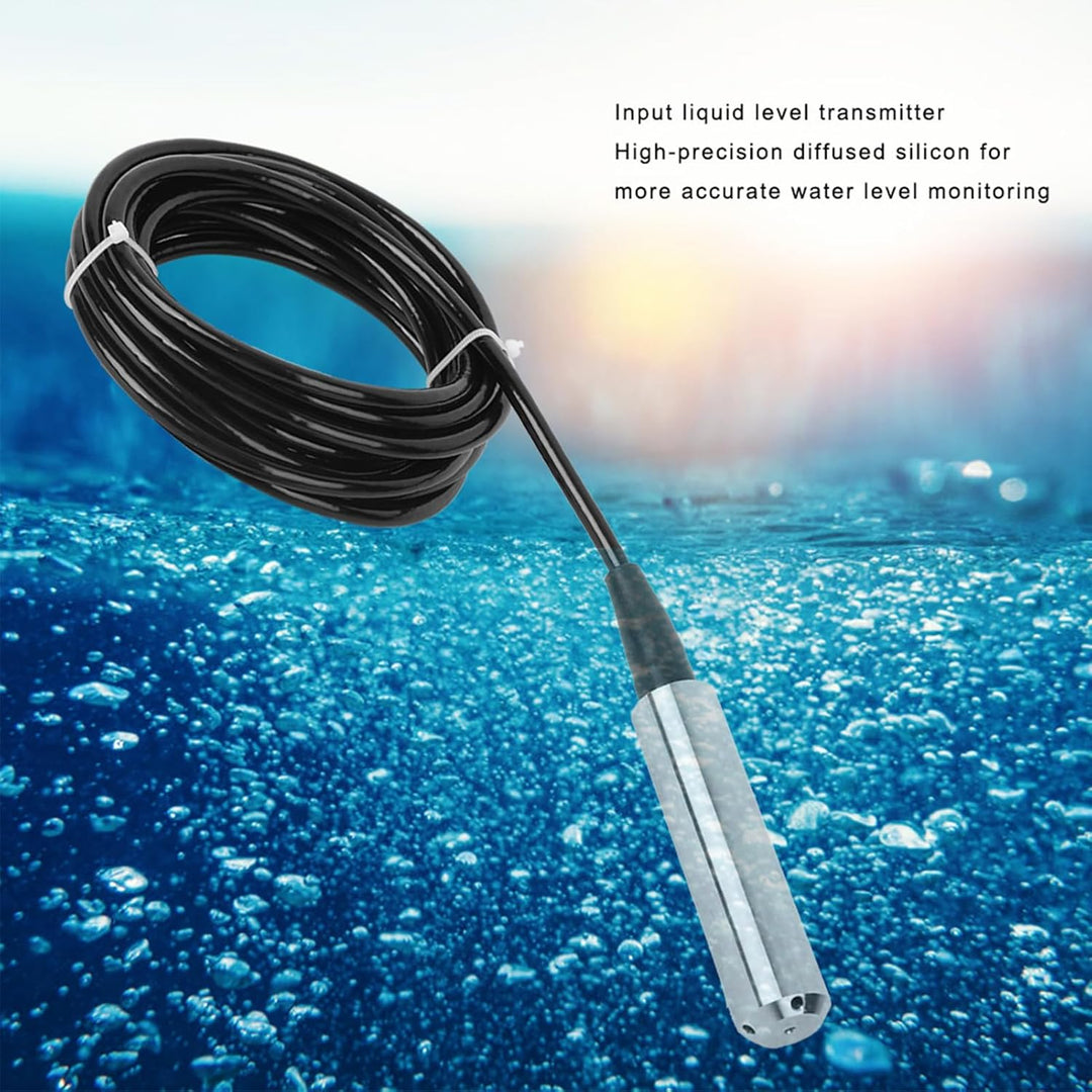 Wasserstandsensor, TL-136 Flüssigkeitsstandgeber, 12-32VDC 4-20mA 304 Edelstahl Signalausgang Wasser