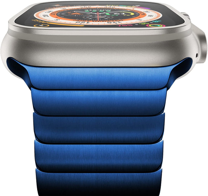 NewWays 49mm 45mm 44mm 42mm Kompatibel mit Apple Watch Armband,Edelstahl Gliederarmband ErsatzarmbÀn