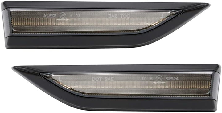 AUTO-STYLE Satz LED Seitenblinker - kompatibel mit Volkswagen Caddy IV 2015-2020 - Smoke - inkl. Dyn