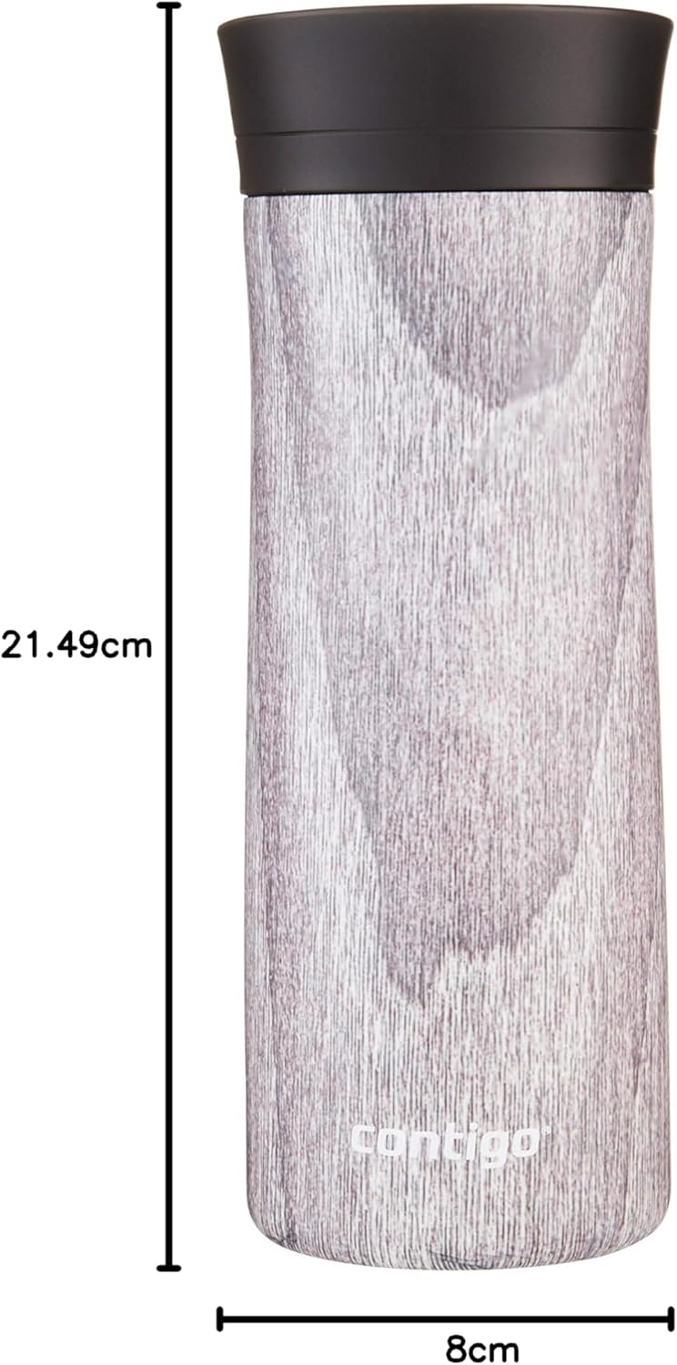 Contigo Pinnacle Autoseal Thermobecher, Edelstahl-Reisebecher, Isolierbecher, auslaufsicher, Kaffeeb