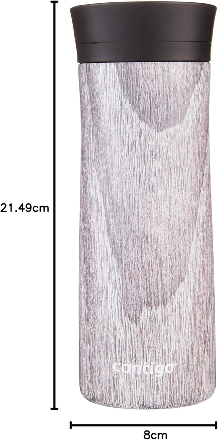 Contigo Pinnacle Autoseal Thermobecher, Edelstahl-Reisebecher, Isolierbecher, auslaufsicher, Kaffeeb