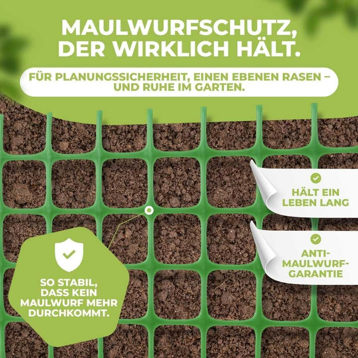 Florade® Premium Maulwurfgitter | 270g/m² | Effektiver Schutz für den Garten | Robust, langlebig, le