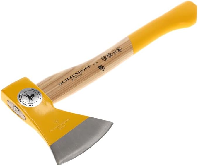 Ochsenkopf Forstbeil, Polierte Schneide, Robustes Eschenholz, 41 cm, 1,3 kg 1000 g Forstbeil, 1000 g