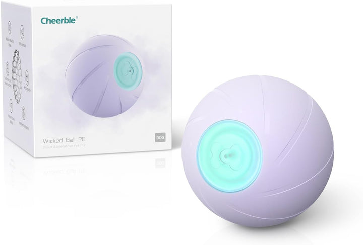 Cheerble Wicked Ball PE, 3 Interaktionsmodi Interaktives Hundespielzeug Ball, Selbstrollender Ball H