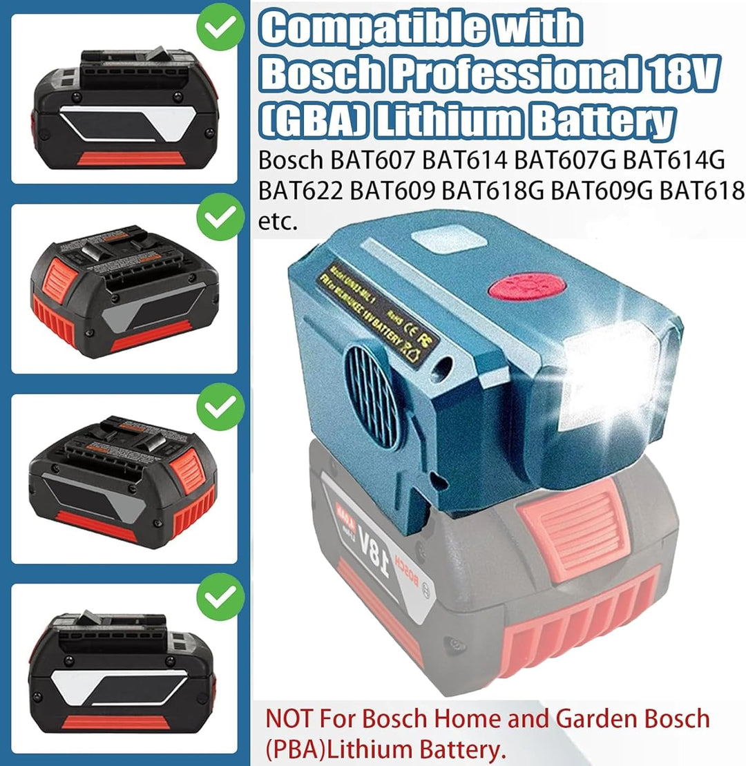TPDL 200W Akku Wechselrichter für Bosch 18V GBA Akku,DC 18V auf AC 220V Spannungswandler Konverter P