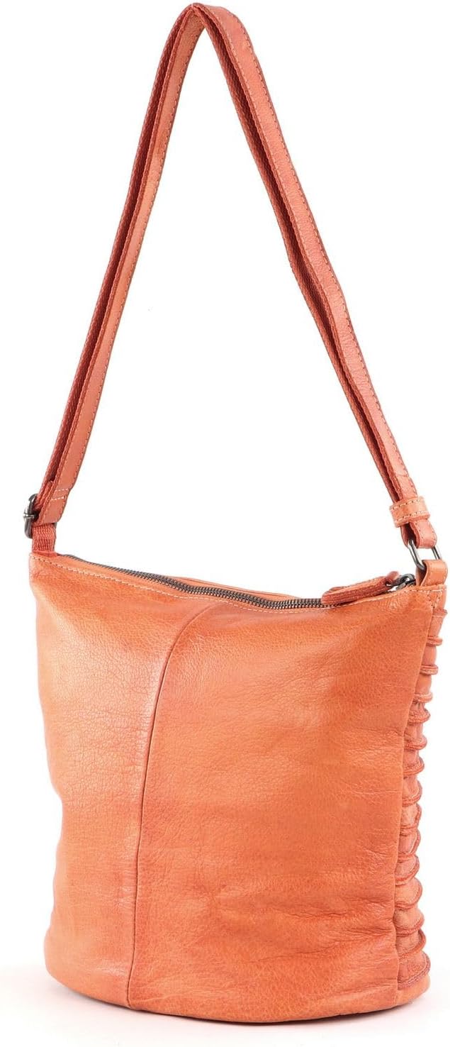 FREDsBRUDER Umhängetasche Riffelinchen mit Reissverschluss Einheitsgrösse Melon, Einheitsgrösse Melo