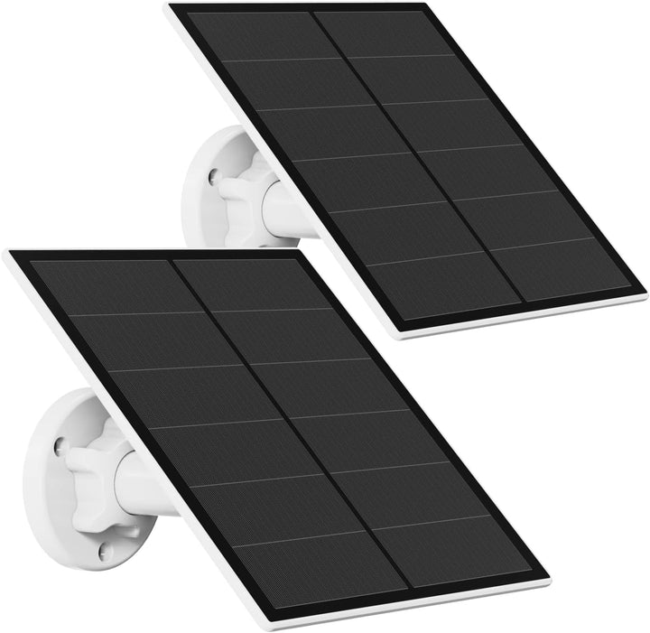 Solarpanel für Überwachungskamera, 5W Solarmodul für Outdoor Akku Kamera, Solar Panel mit 9,8ft Kabe